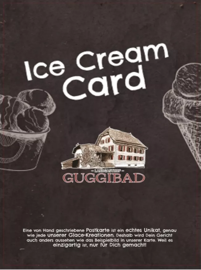 Ice Cream Karte